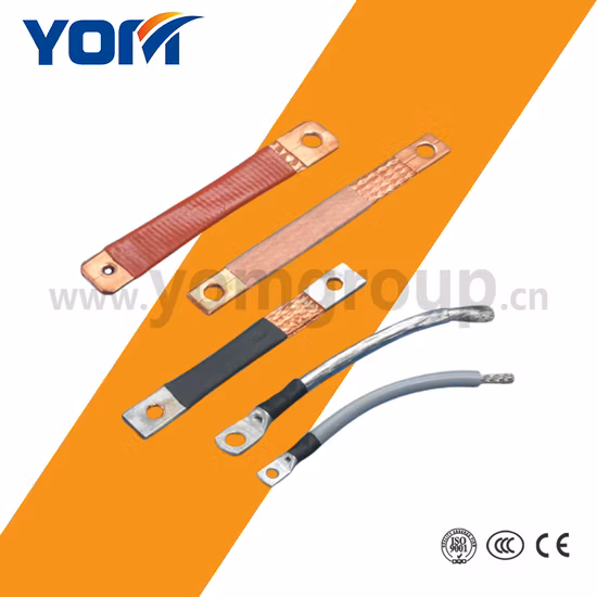 Flexible Ground Copper Wire Braid Earth Strap Tinned Braided Copper Wire