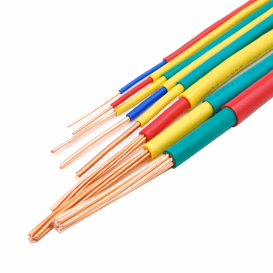 Fil de câble électrique conducteur en cuivre toronné, Double isolation en PVC UL1617, noyau unique, 22awg, 20awg, 18awg